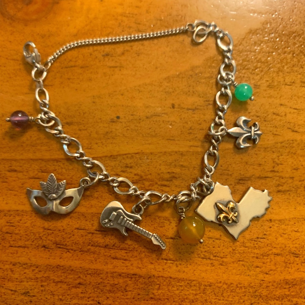 James Avery Mardi Gras Bracelet.